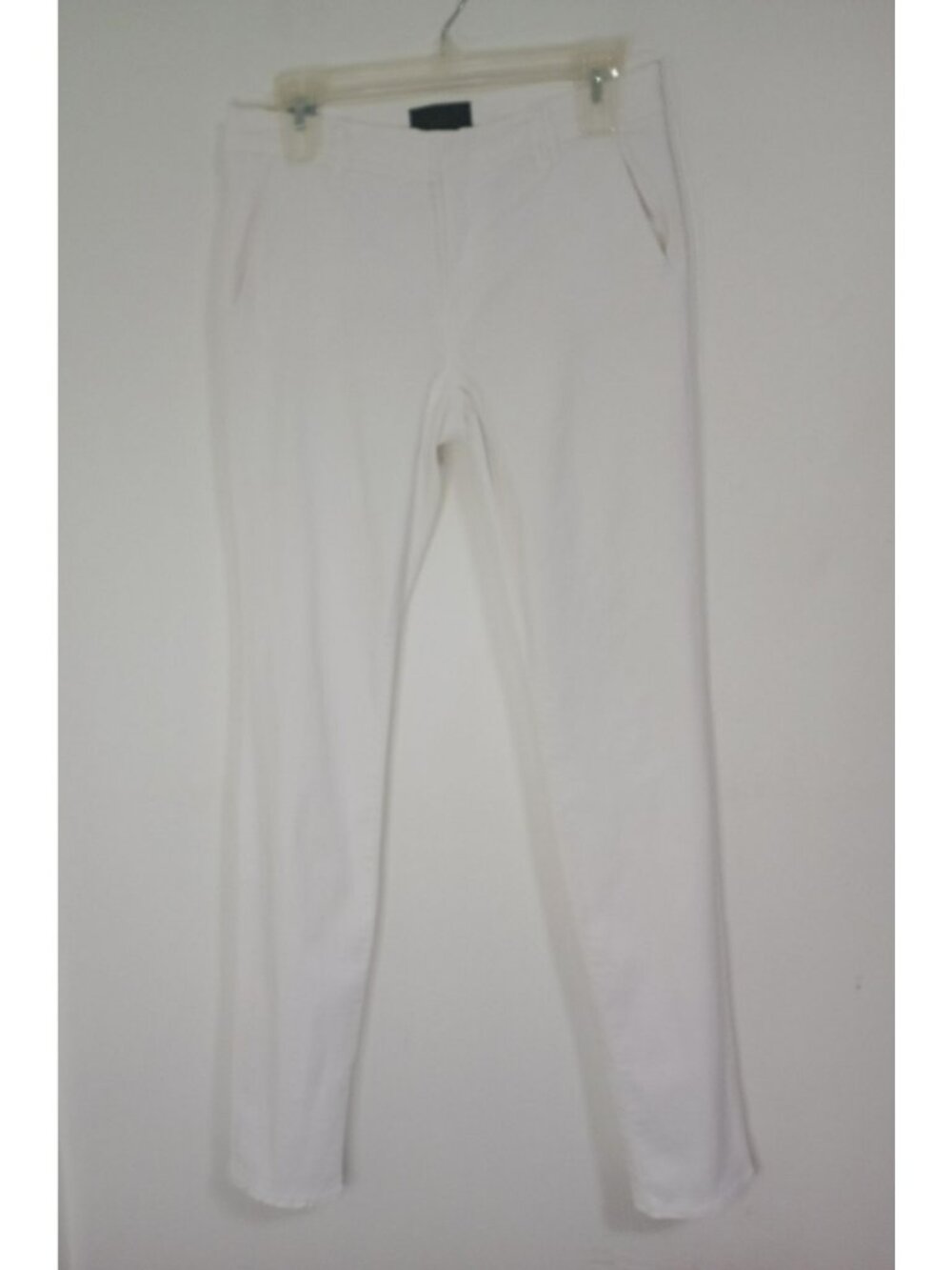Vince Slim Fit Pants Size 27 White Cotton Blend Womens